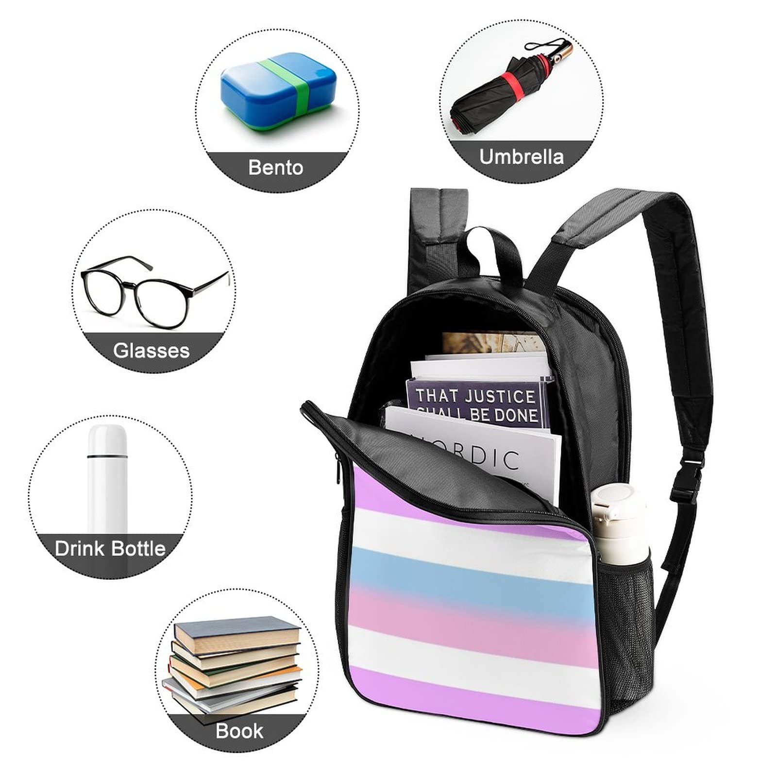 プライド　バッグ　バックパック Amazon | バイジェンダー プライド フラッグ 17インチバック