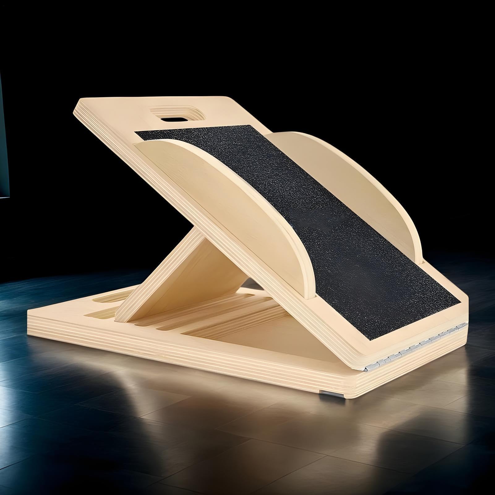Tavola Inclinata Esercitatore Regolabile Equilibrio Gambe Talloni Caviglie | Tavola Inclinata In Legno Per Equilibrio Allungatore Polpacci Allungatore Polpacci Legno Equilibrio Uomo Do