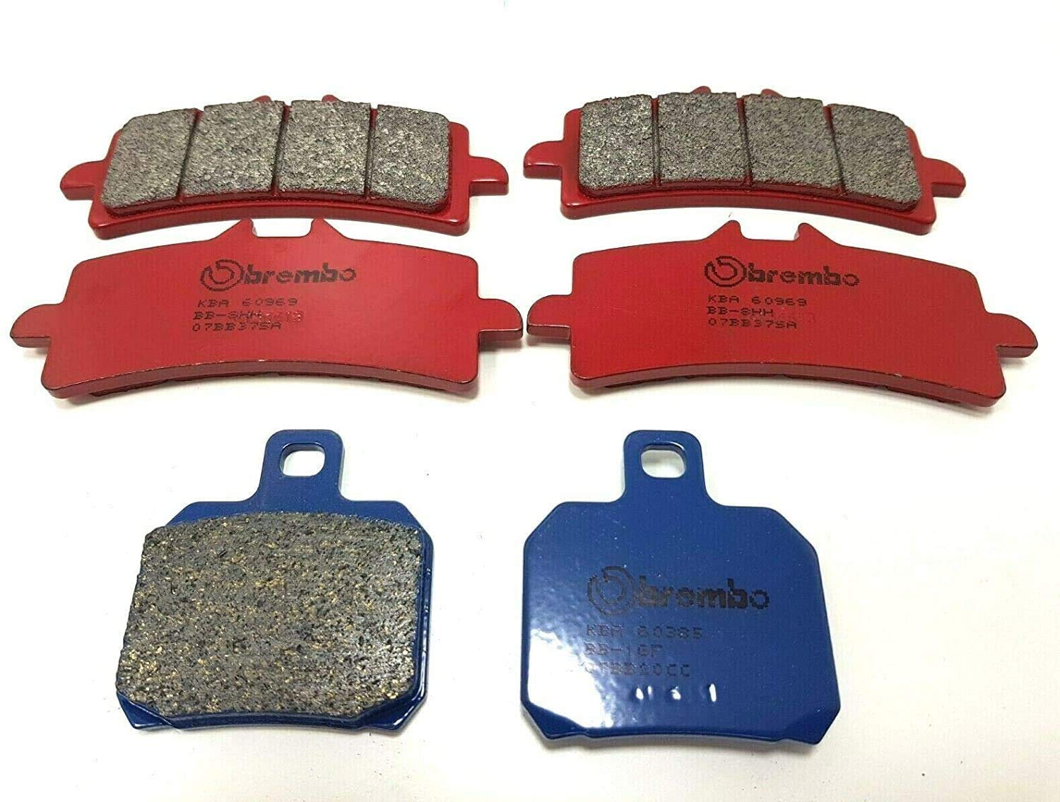 PASTIGLIE FRENO BREMBO ANTERIORI+POSTERIORI RSV4 FACTORY 1000 2009 2010 2011 2012 2013 2014 2015 2016