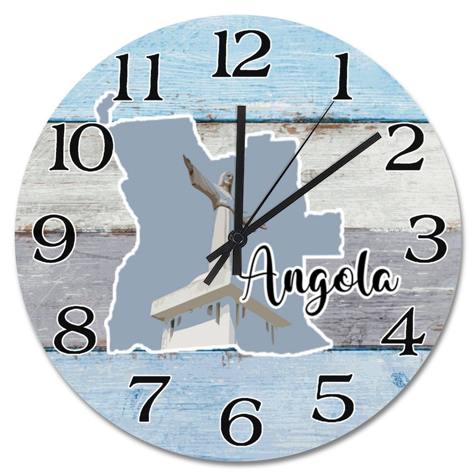 Horloge murale en bois sans tic-tac de 30 cm pour un sommeil paisible