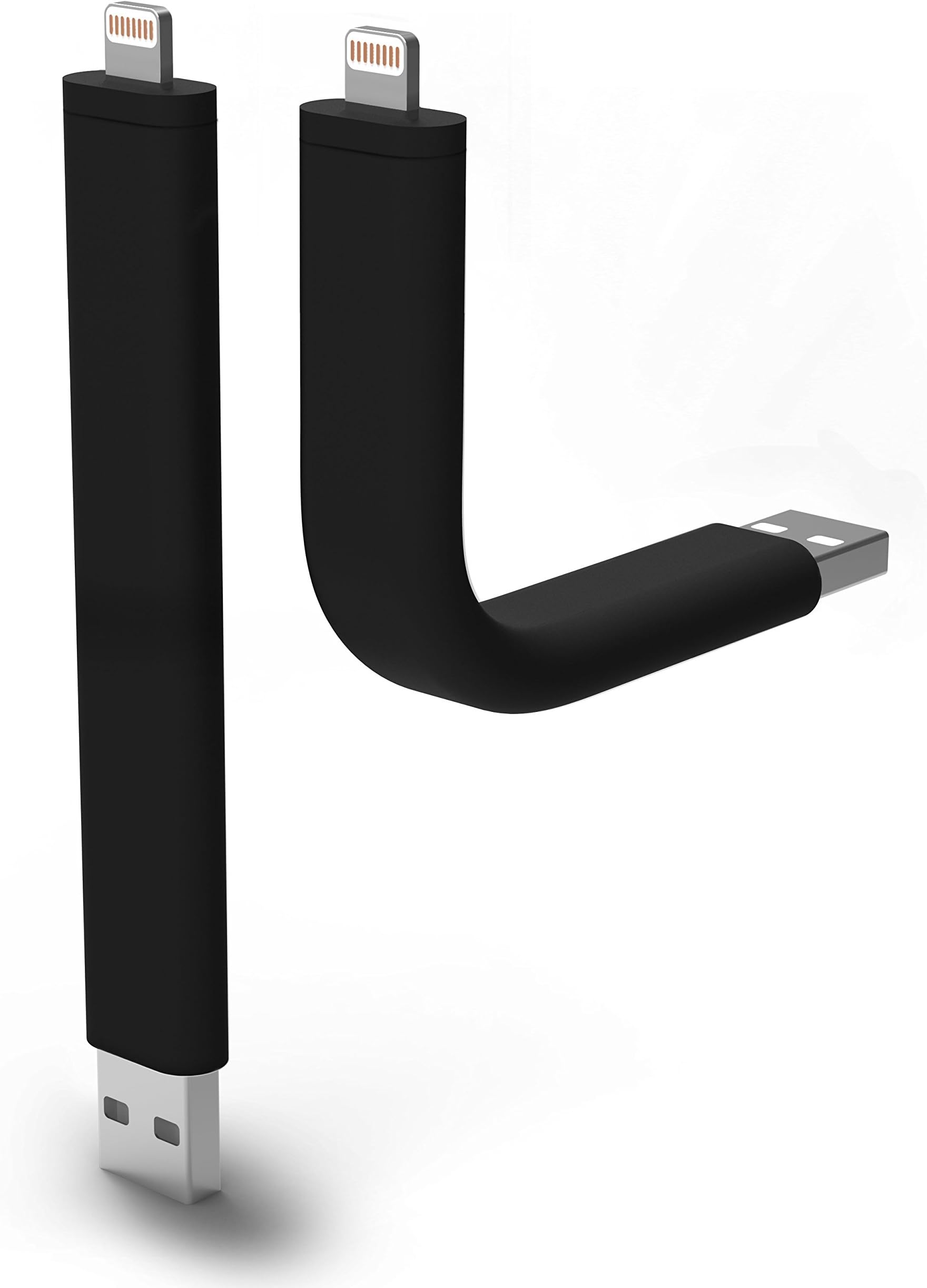 Trunk Short USB Cell Phone Charging Cable Adjustable Cord for iPhone