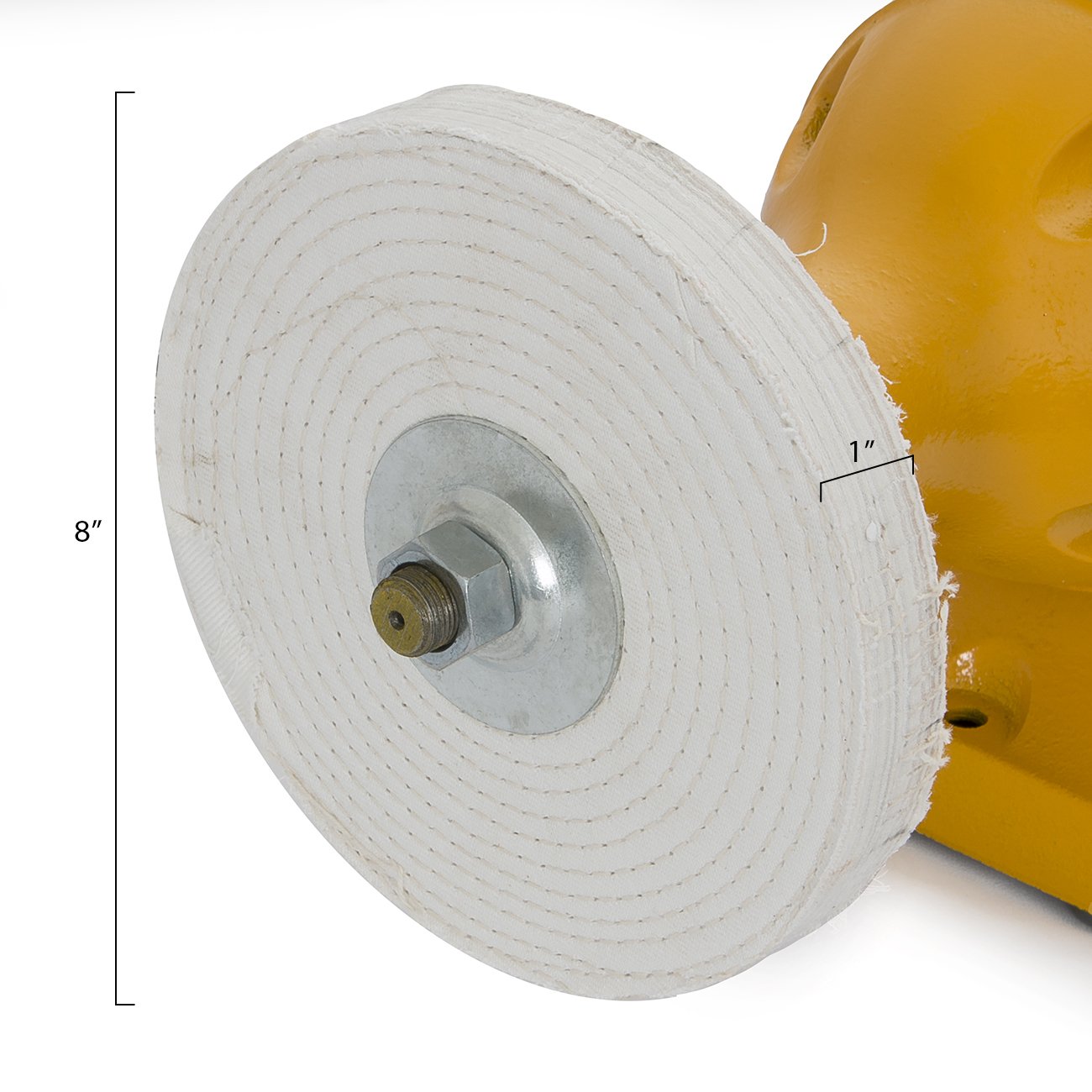 ARKSEN 8" Electric Buffing Machine 1HP 3450RPM Table Top Bench Buffer Polisher Grinder Buy