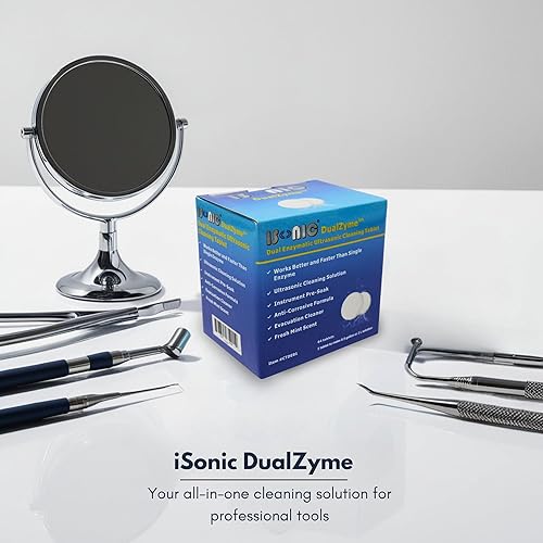 Miniatura 2 de iSonic CTDE01 DualZyme Dual Enzimatic Ultrasonidos Tableta de Limpieza