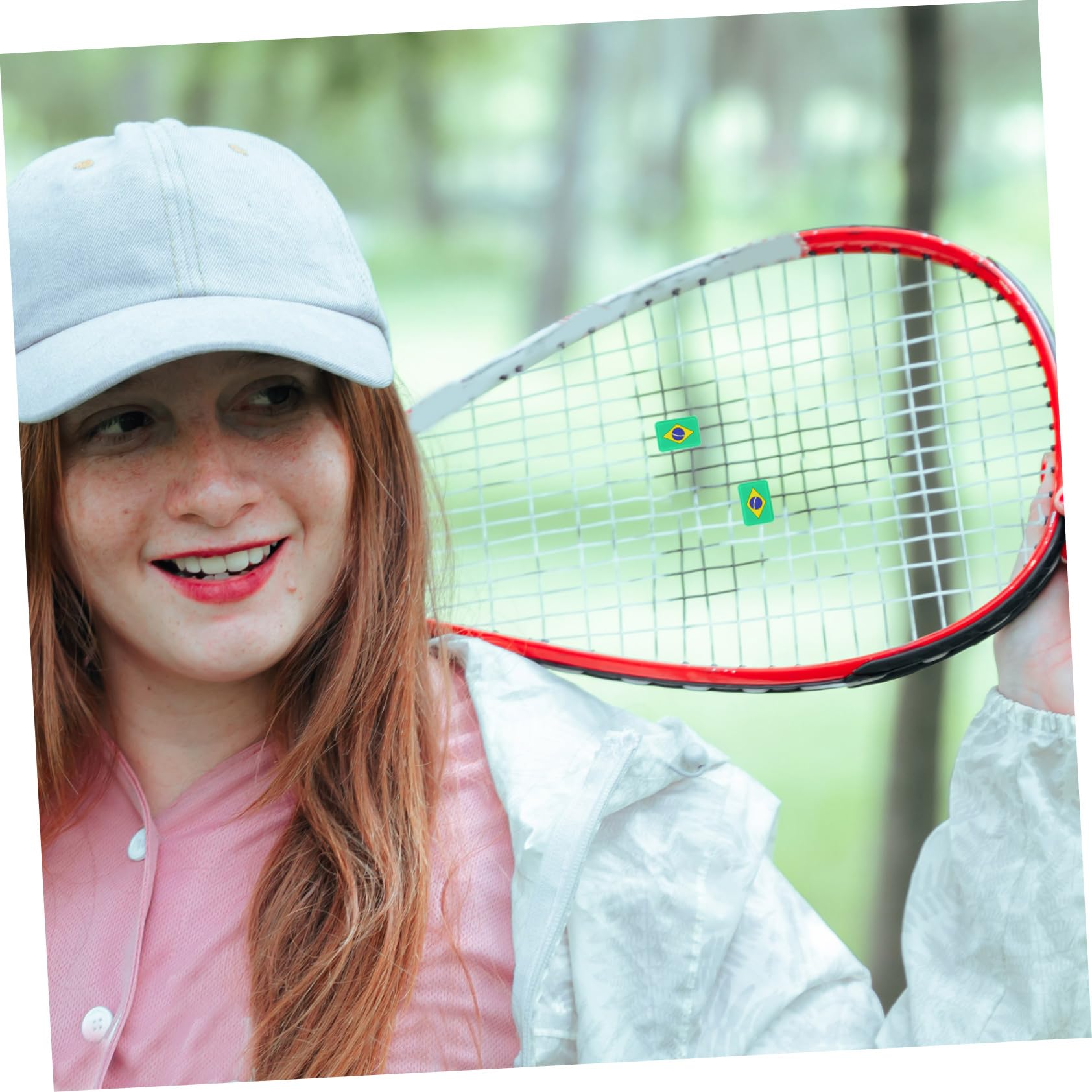 Toyvian Amortiguadores De Vibración para Tenis De Accesorios Funcionales para Raquetas Absorción De Decoración para Jugadores De Tenis