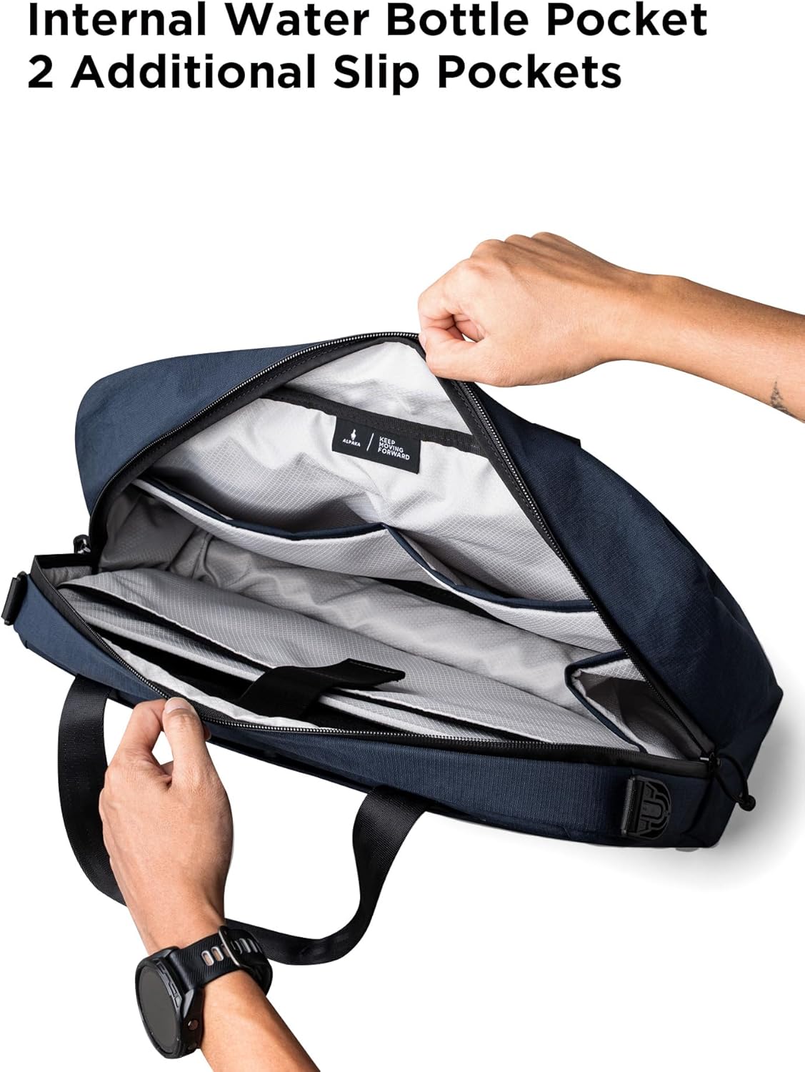 ALPAKA Bravo Brief - 16 Inch Laptop Briefcase, Business Shoulder Bag with Weatherproof, Messenger Bag for Men Work Travel - Image 7