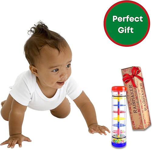 Miniatura 3 de AGREATLIFE Rainmaker - Juguetes para bebés de 6 a 12 meses para agitador sensorial de desarrollo instrumento musical de barra de lluvia para niños