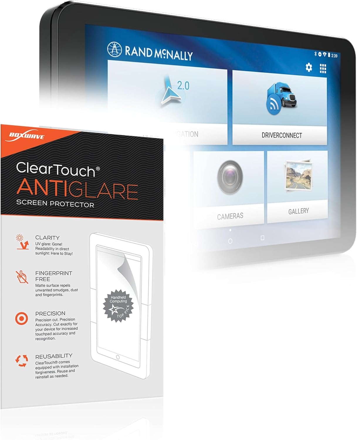 Protector de Pantalla BoxWave Anti-Reflejo para Rand McNally TND Tablet 85 (2 Unidades)