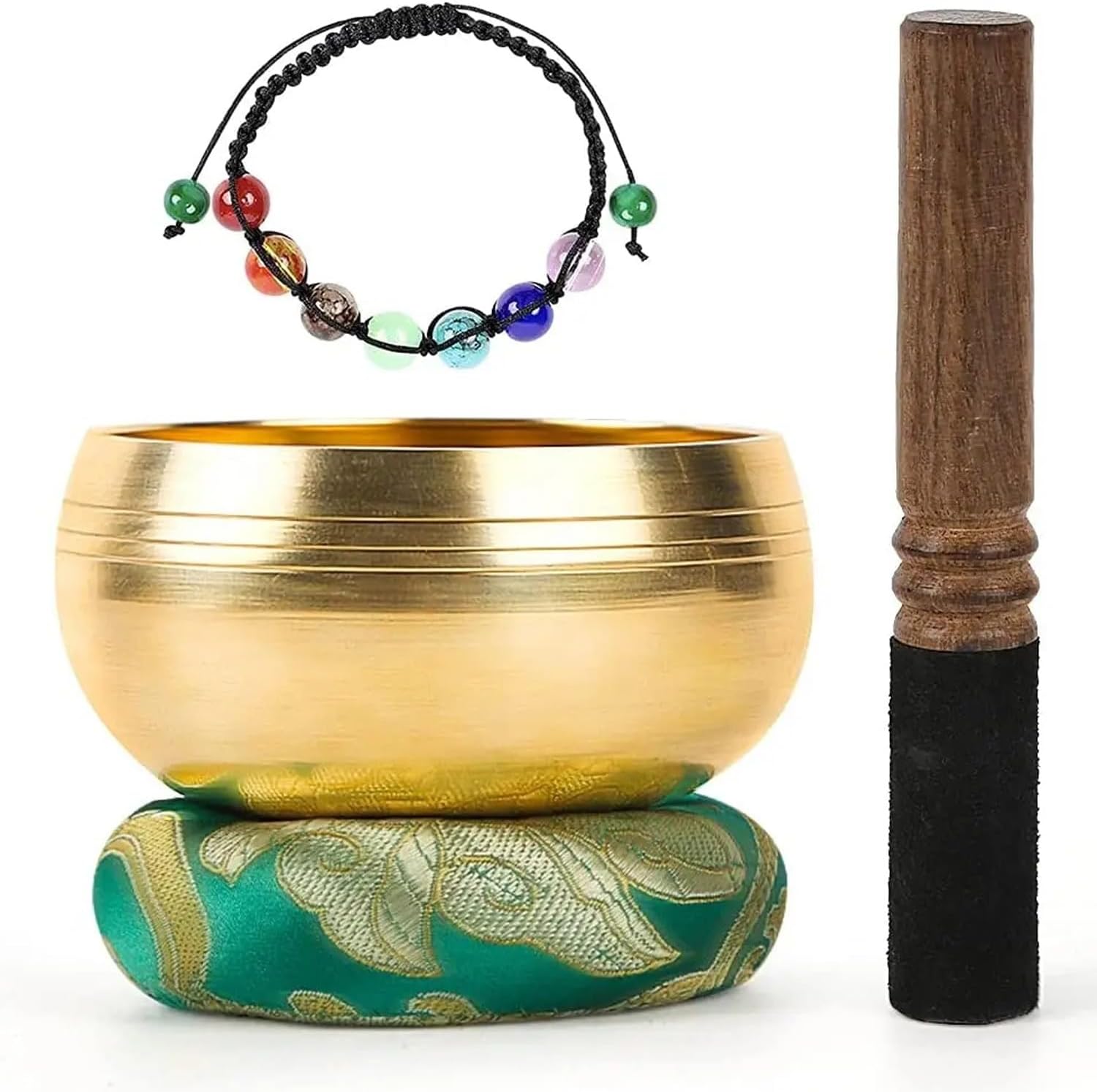 Yoga Sound Healing Chanting Musical Therapy Tibetan bowl with Stick and Cushion Singing bowl