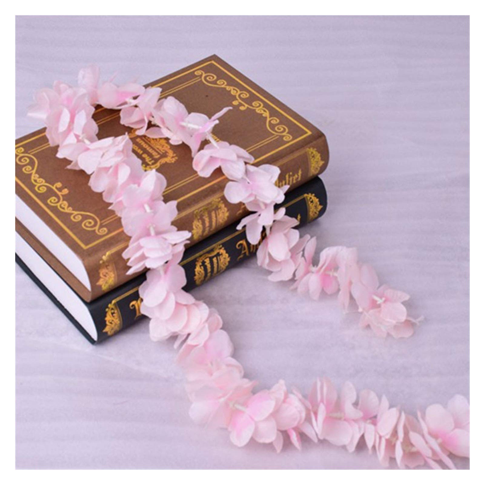 Zuolaijf Artificial Flowers 100CM Artificial Cherry Blossom Vine Silk Flowers Sakura for Party Wedding Ceiling Decor Fake Garland Arch Ivy DIY Party Decor (Color : Pink)