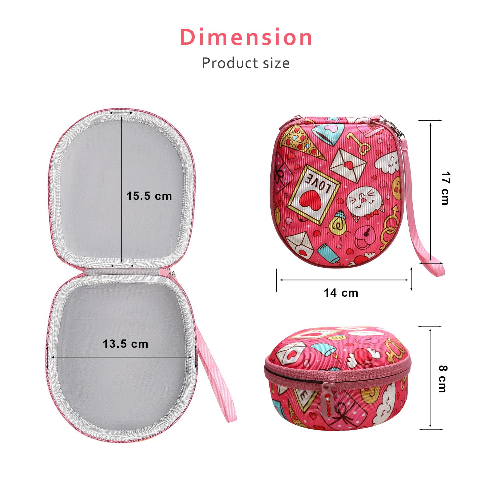 XANAD Etui pour Casque jbl jr310bt Pochette Casque Audio bloothooh Sacoche sans Fil Pliable