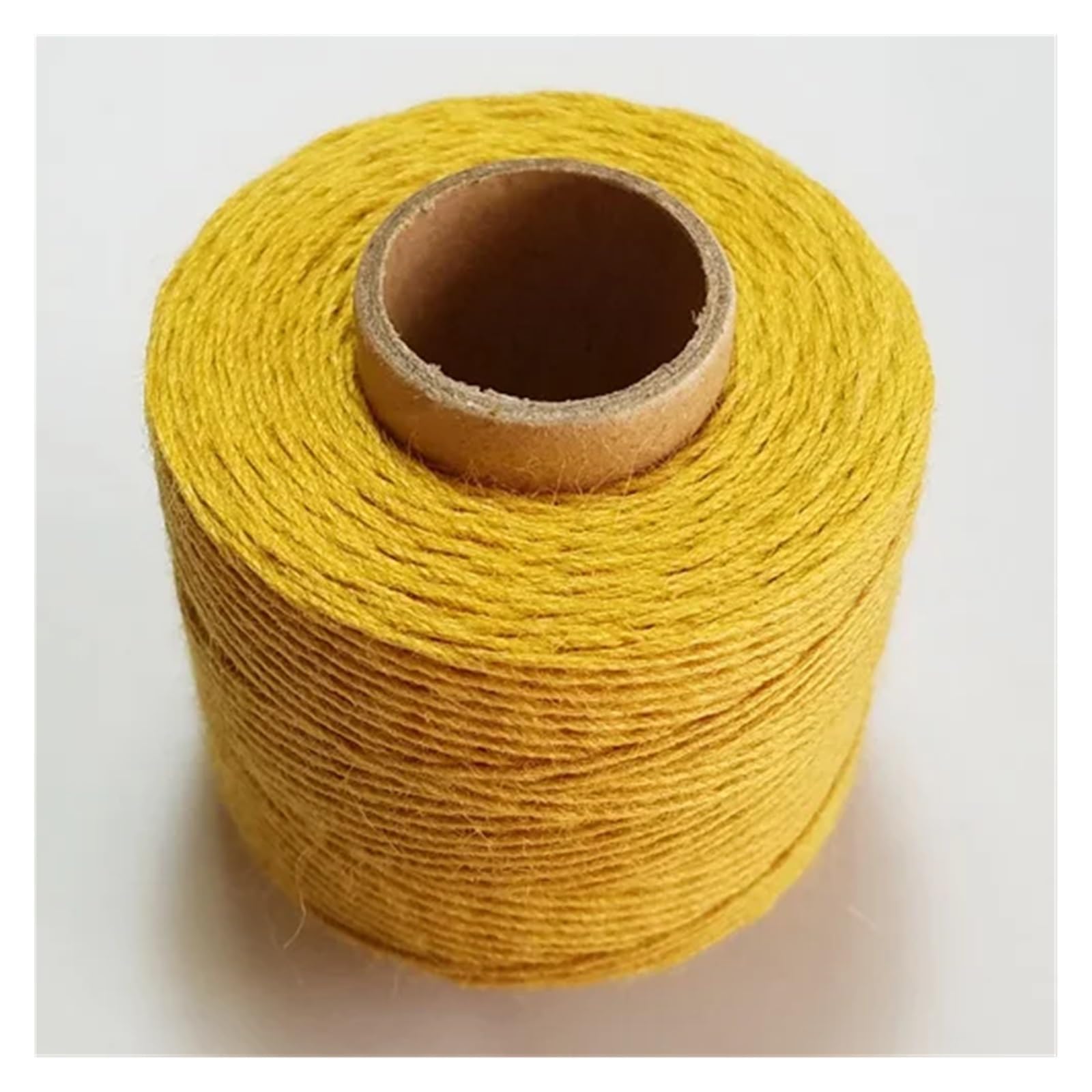 Fil de lin coloré 0.7mm jaune idéal pour la broderie fait maison