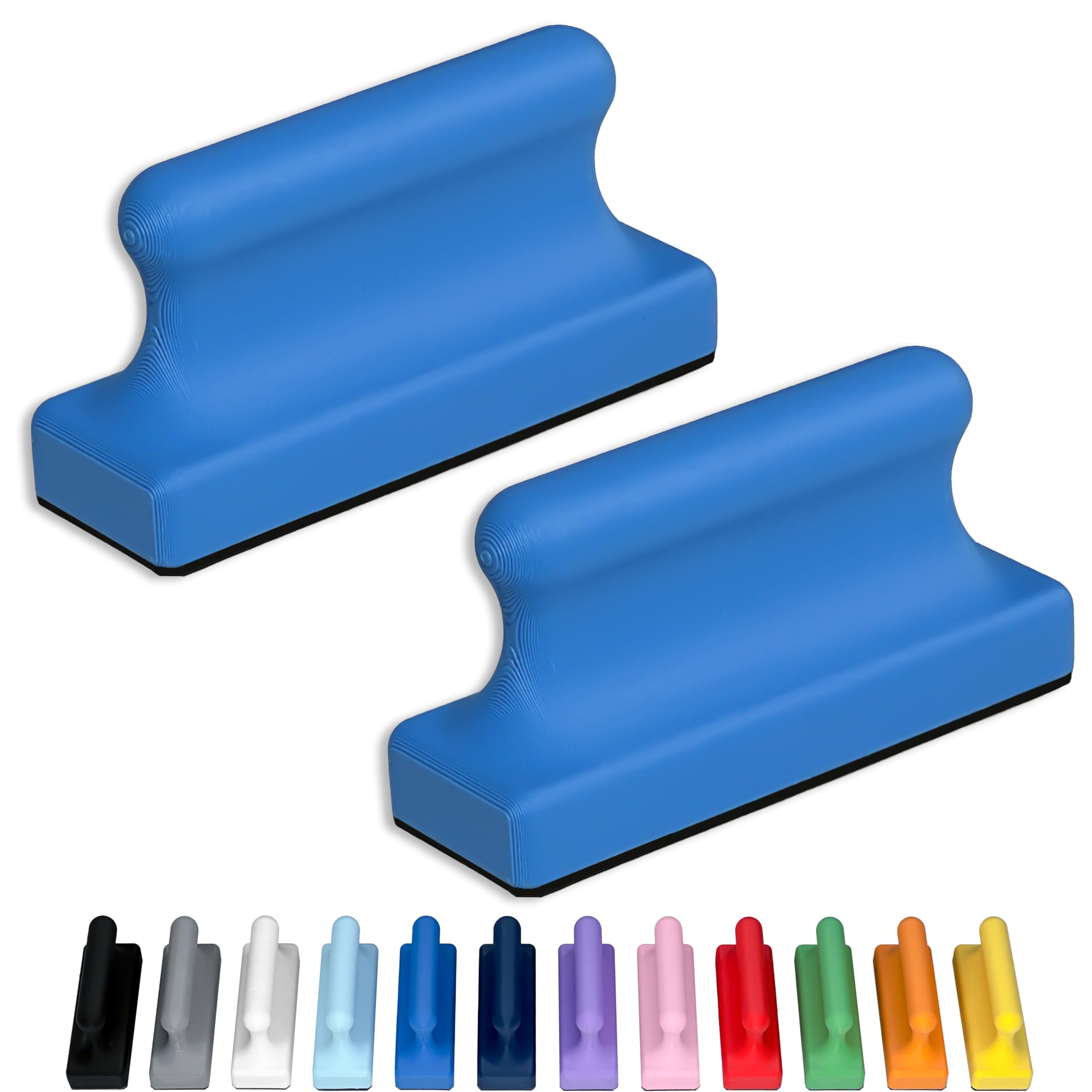 Glassboard Studio Mega Magnets - Neodymium - Heavy Duty, Colorful, Ergonomic, Ideal for Crafting, Quilting, and as Magnetic Knife Holders (2, Cobalt Blue Pawn) โ image 1