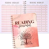 Capoda Reading Journal for Book Lovers: Track & Review 60 Books, Log Planner for Book Clubs, 5.8x8.3 Inch Gift