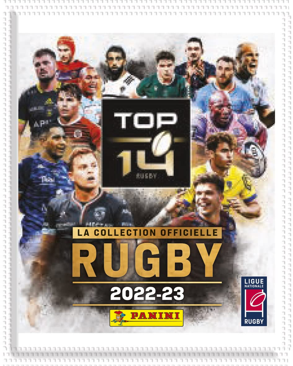 Panini Rugby 2022-23 Boîte De 50 Pochettes - 250 Stickers Top 14