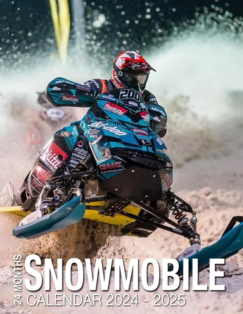 Snowmobile Calendar 2024 2025 24 Months Jan 2024 to December 2025