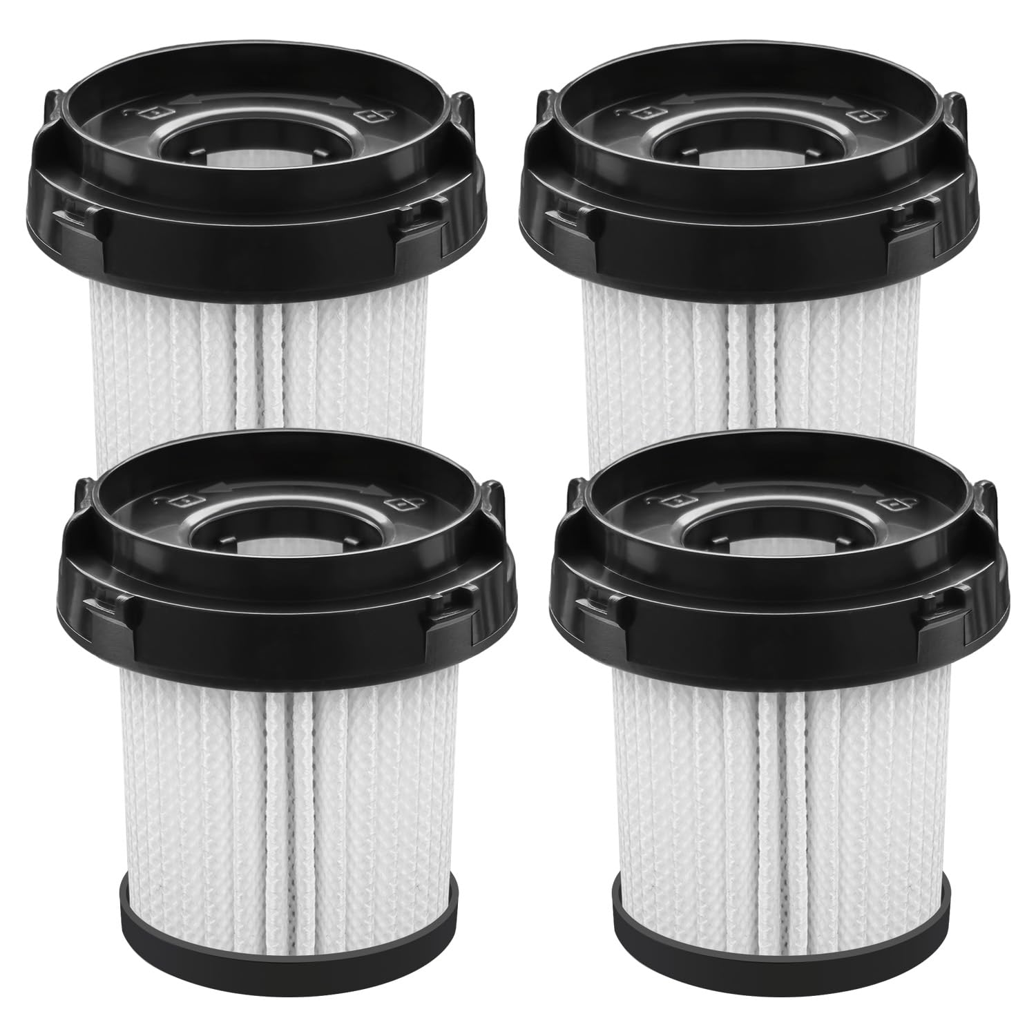 HODSEUKIN Vacuum Cleaner Replacement Filter Compatible with MONSGA Cordless Vacuum Cleaner (MV3) Filter-4Pack