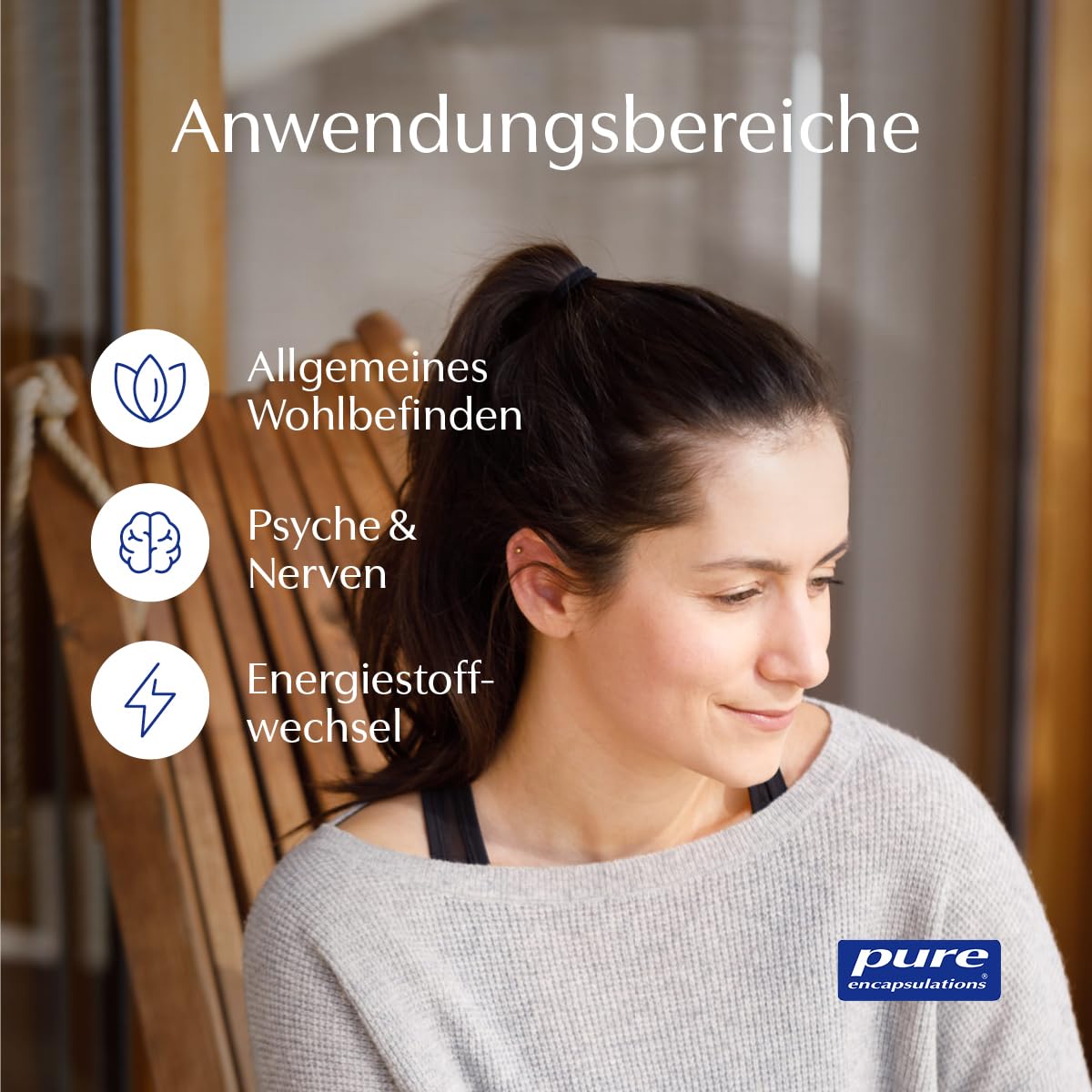 Pure Encapsulations B-Complex | 8 B-Vitamine im optimalen Verhältnis | B1, B2, B6, B12, Biotin, Folat (als Metafolin), Niacin (B3), Pantothensäure (B5) in aktivierter Form | 120 Kapseln (4 Monate)