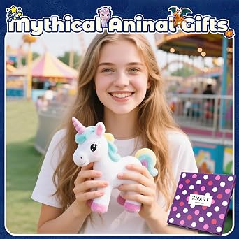 Zmart Unicorn Birthday Gifts for Adults - Unicorn Socks for Teens Adults, with Greeting Card