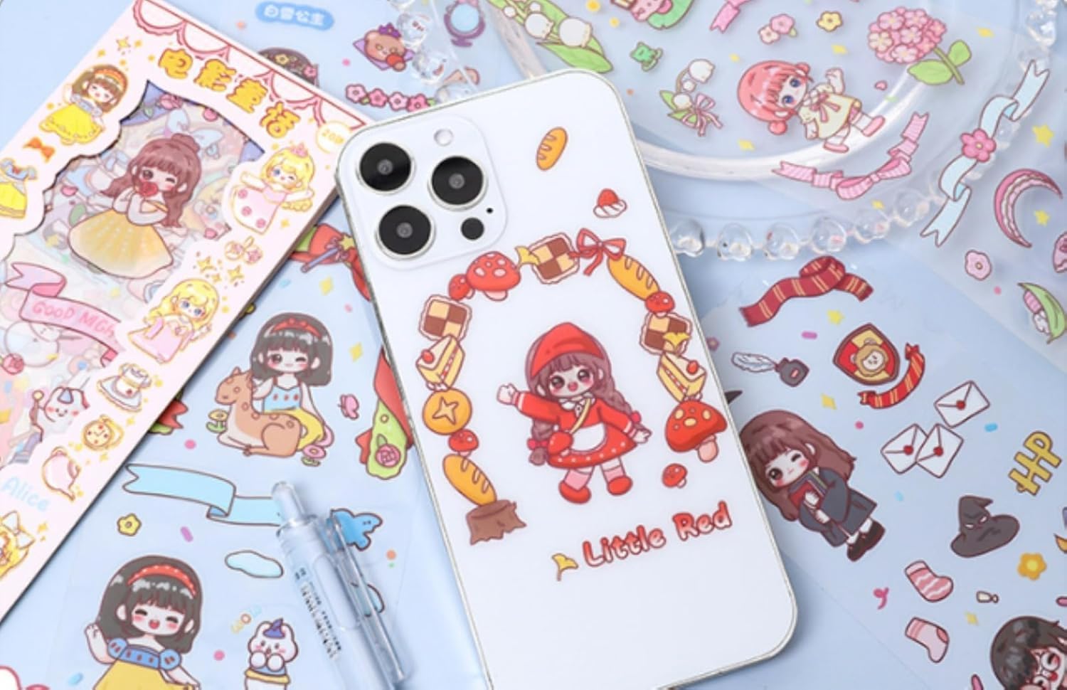 Khasala Brothers® Calcomanías temáticas de dibujos animados para niños, 20 hojas para niños, calcomanías para proyectos, álbumes de recortes, manualidades y aula (el color y el diseño pueden variar