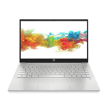 HP Pavilion 14 AMD Ryzen 5 14 inches FHD Micro-Edge Anti-Glare Display Laptop (8GB RAM/512GB SSD/ Radeon Graphics/ Windows 11/ Alexa Built-in/MS Office/B&O Audio/ 1.41kg/ Natural Silver)- 14-ec0036AU