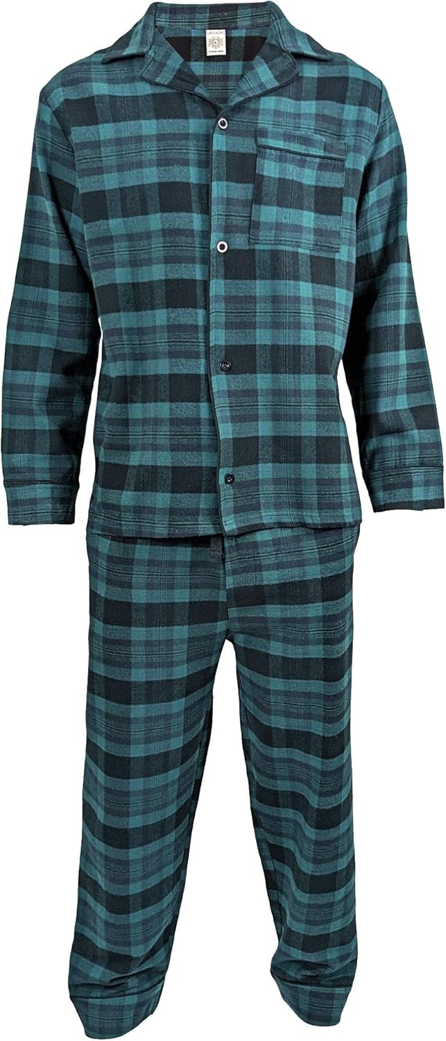 Pijama Hombre Largo Pijama Hombre Algodón Conjunto Piezas