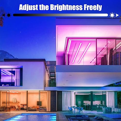 Miniatura 3 de HNRLOY Paquete de 2 luces RGB para lavadora de pared con barra, 72 W LED RGB que cambian de color, luces de lavado de pared con control remoto RF,