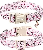 Vista 167 de DOGWONG Collar de perro de San Valentín, collar de perro con estampado de corazones para perros grandes, lindos collares de primavera, hembra