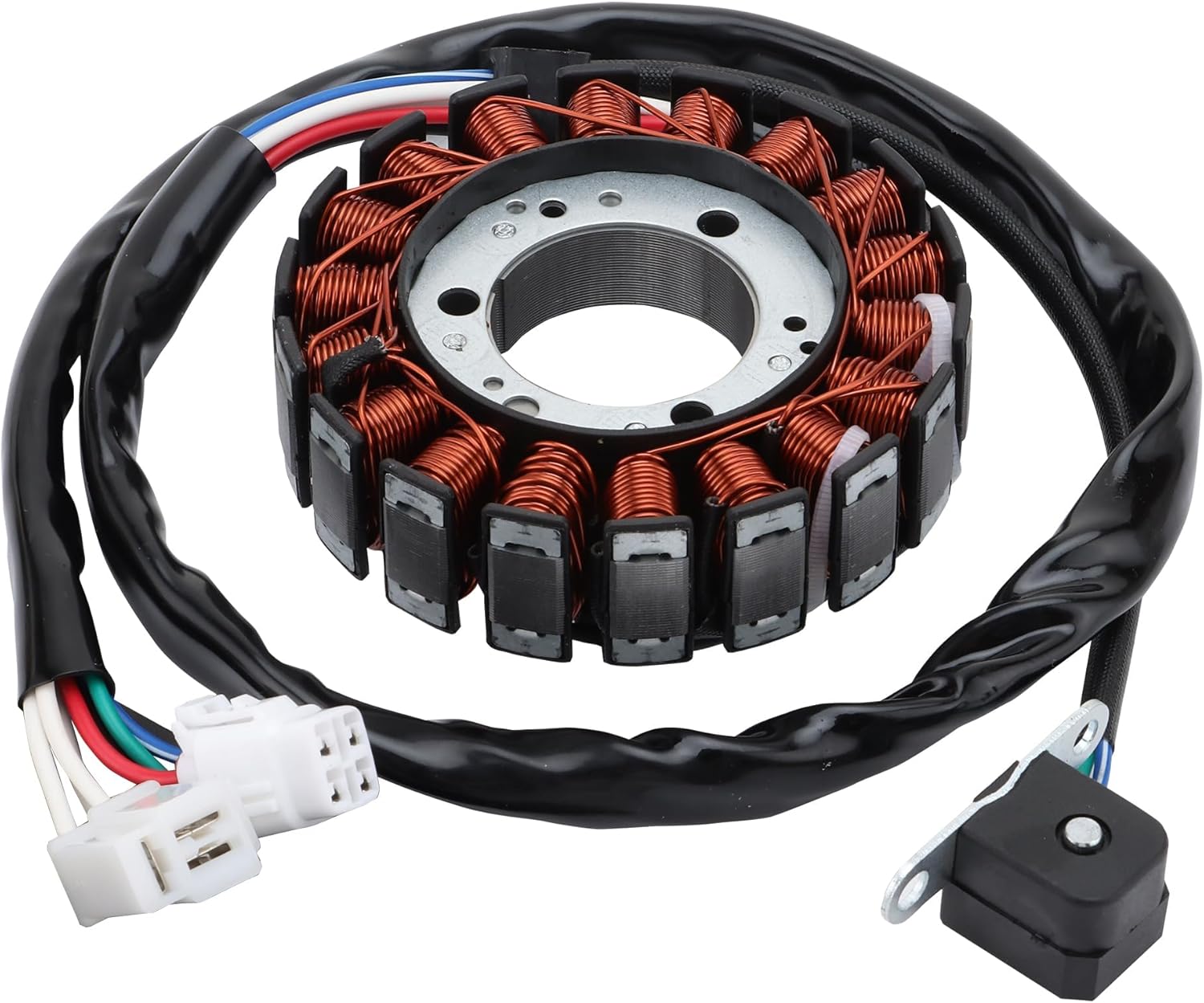 WOOSTAR 18 Coil 7 Wire Magneto Stator Replacement for Suzuki LTZ400 Quadsport Z 400 KSF400 KFX400 ARCTIC CAT DVX400