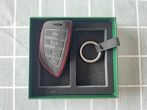 Miniatura 5 de Funda de piel hecha a mano de lujo para Toyota GR Supra MK5 2019-2022, Negro -