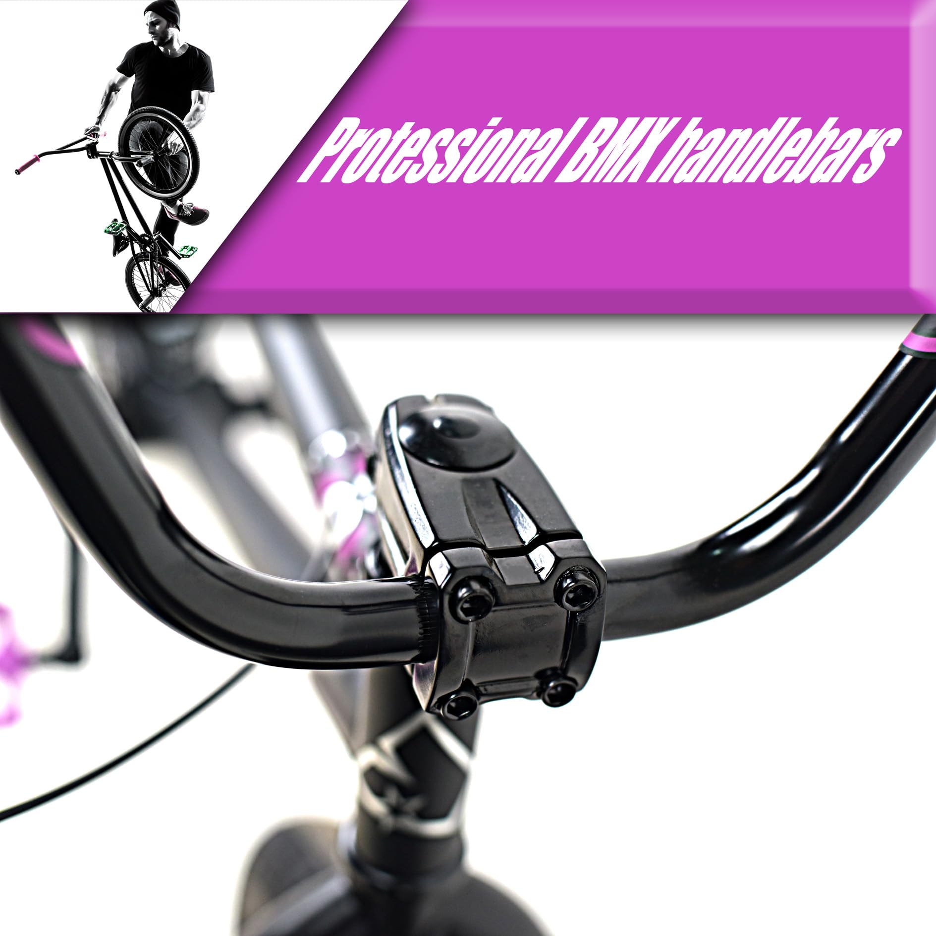 Amazon | 20インチBMXバイクバイクトライアル、スタントアクション自由