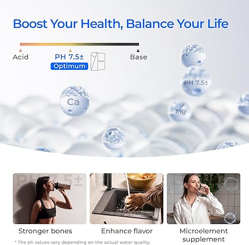 Miniatura 5 de Waterdrop Sistema de ósmosis inversa sin tanque X16, certificado NSFANSI 58 y 372, sistema de filtro de agua RO 1600 GPD, filtro de agua RO de