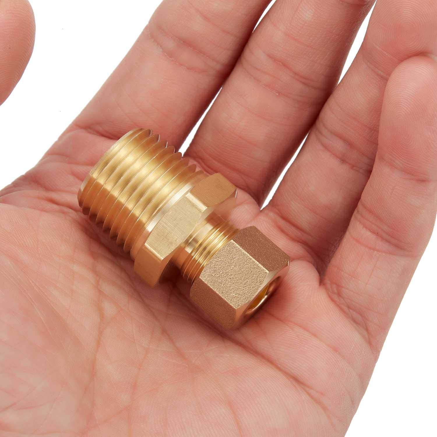 Compression Tube Fitting Female Thread Tube OD Straight Coupling - View #3