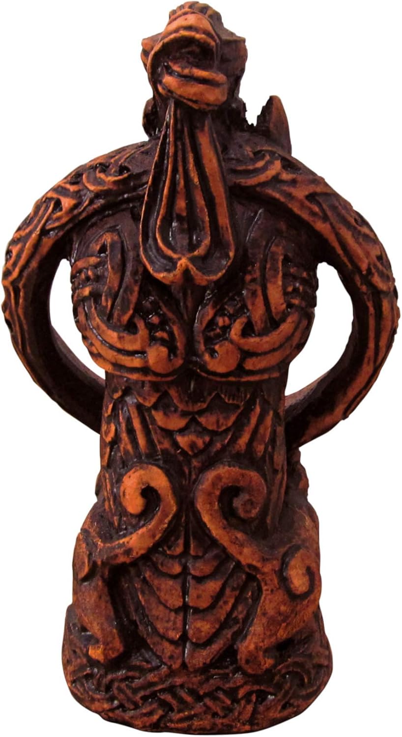 Dryad Design Freya Norse Goddess of Love and War Figurine, Gold - Image 4