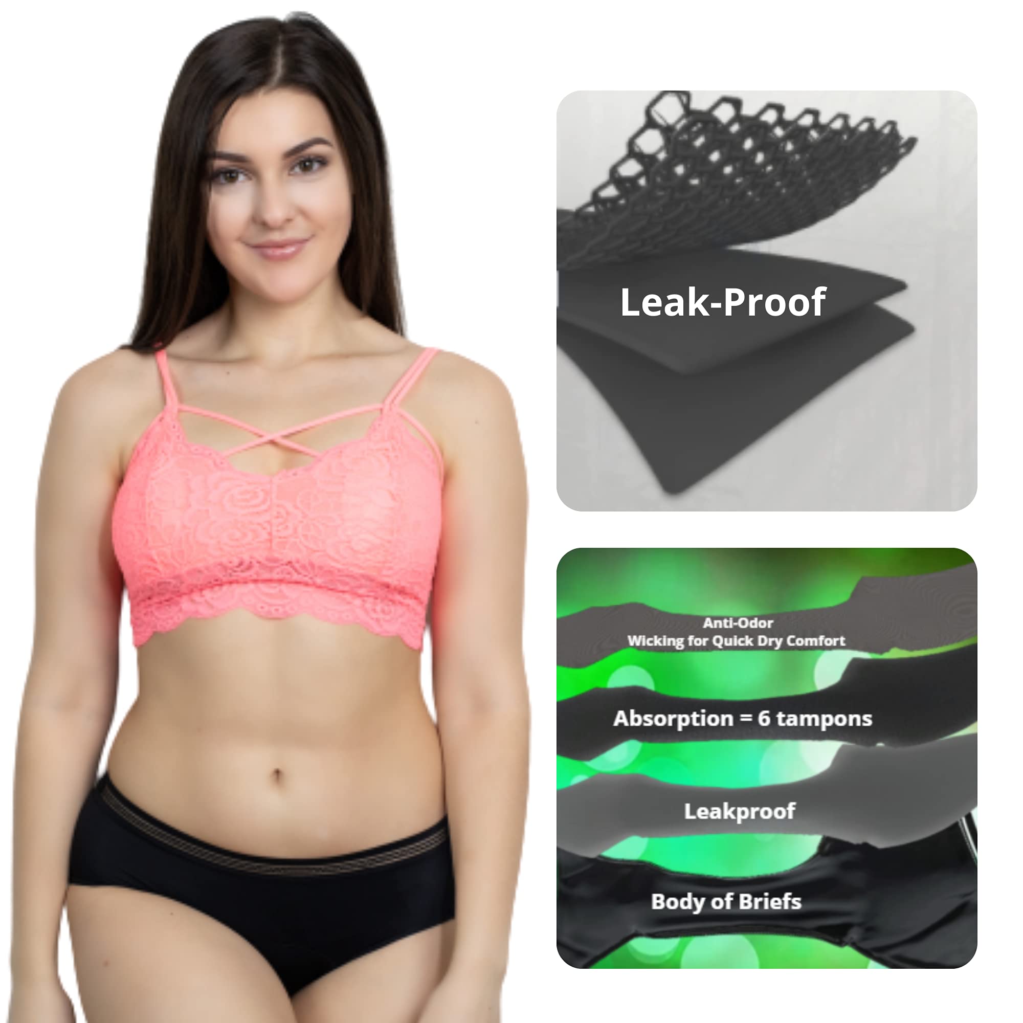 Buy Period Panties Menstrual Underwear Thinx Reusable Brief Women Girls