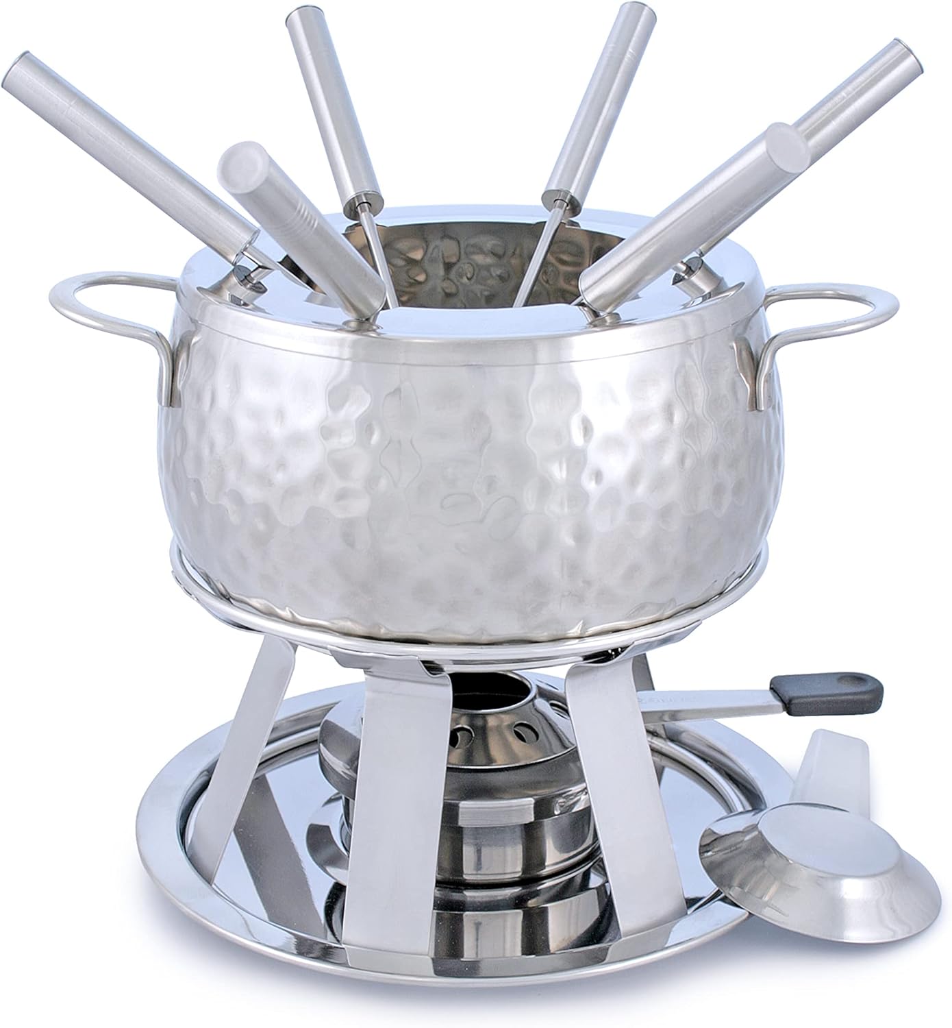 Swissmar F66917 11Piece Bienne Meat Fondue Set, Stainless