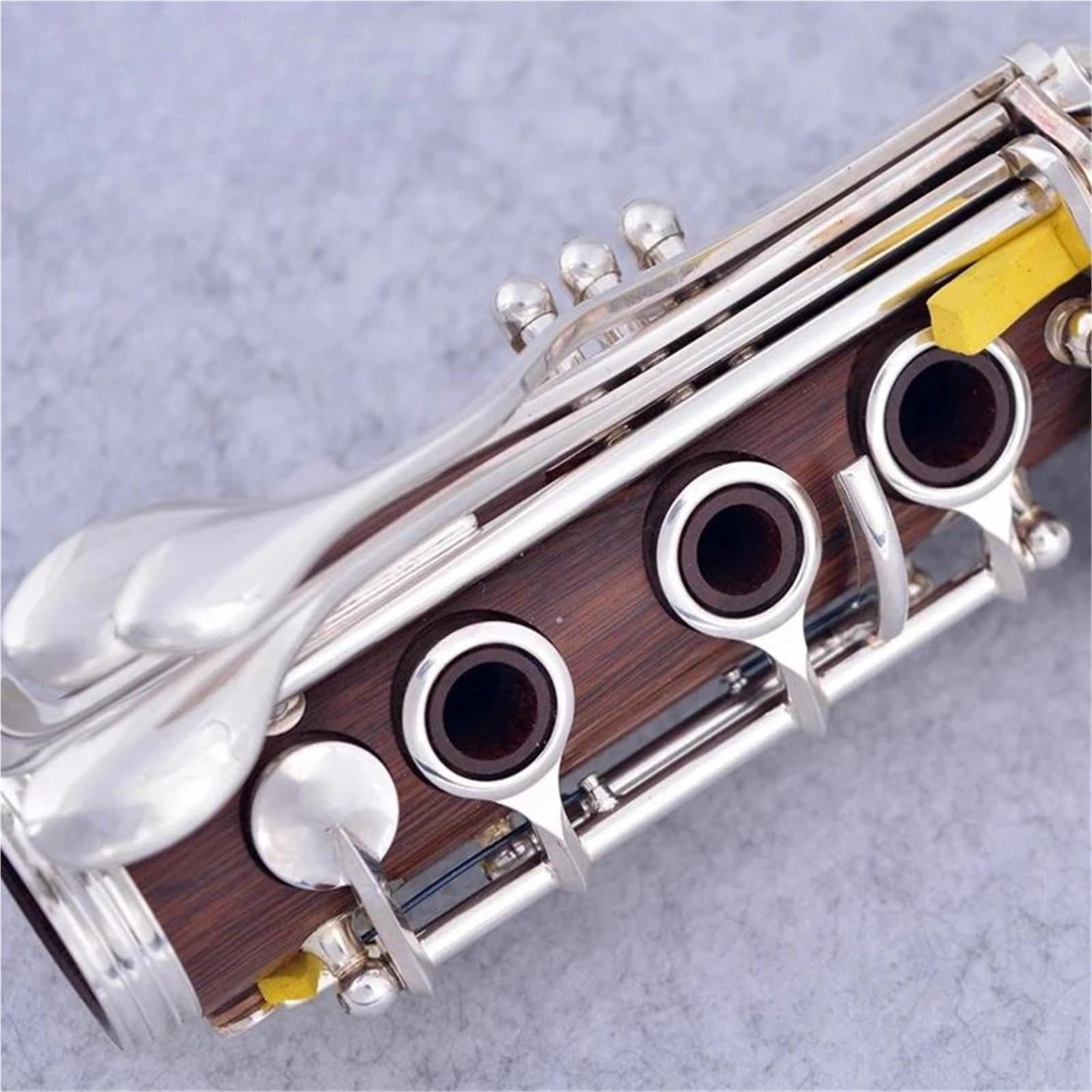 Clarinetto Professionale Chiavi Placcate In Argento Per Clarinetto Professionale A 18 In ​​palissandro
