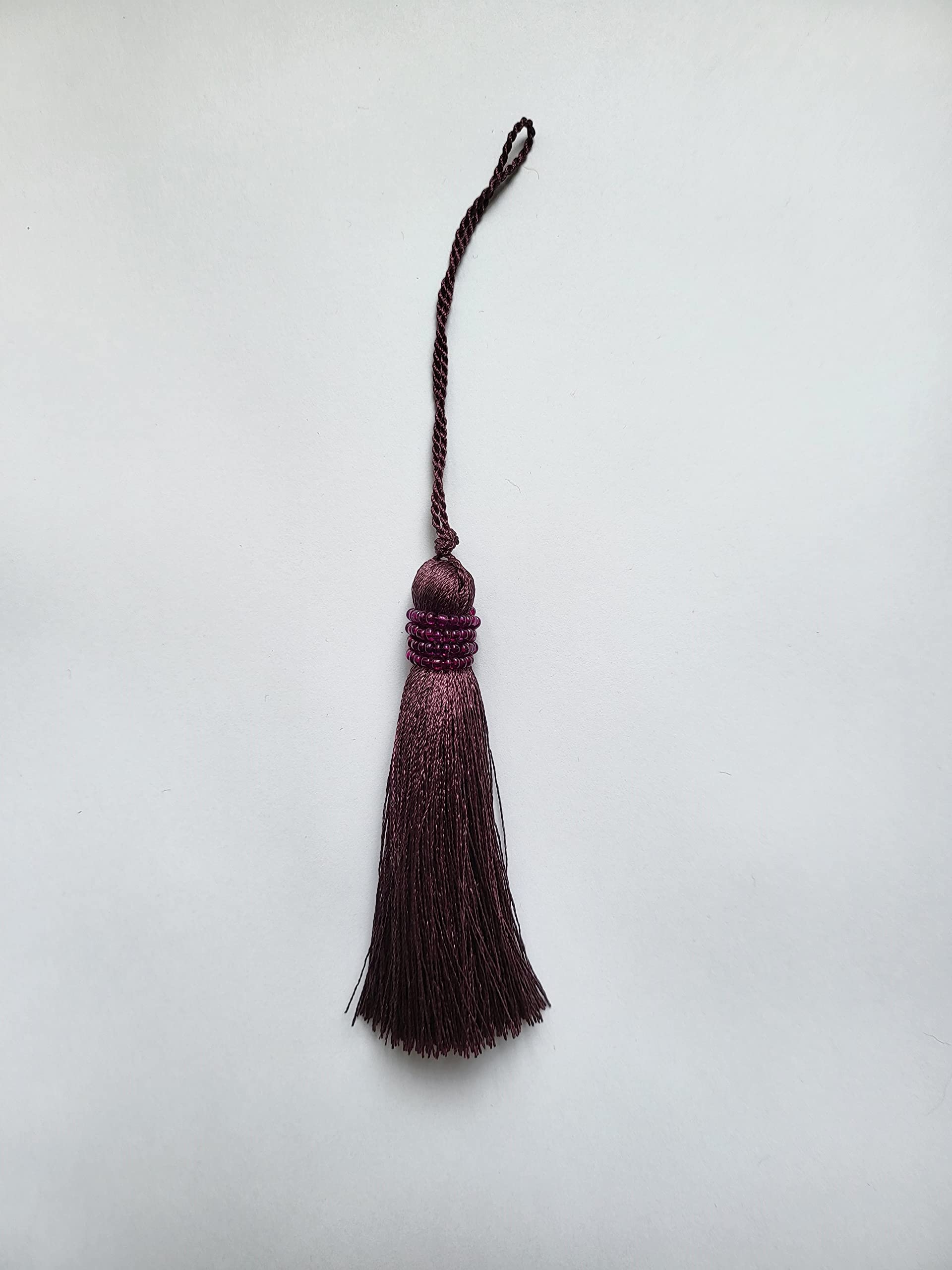 Jones Interiors Purple Milly Key Tassel - Cassis By M & J Interiors