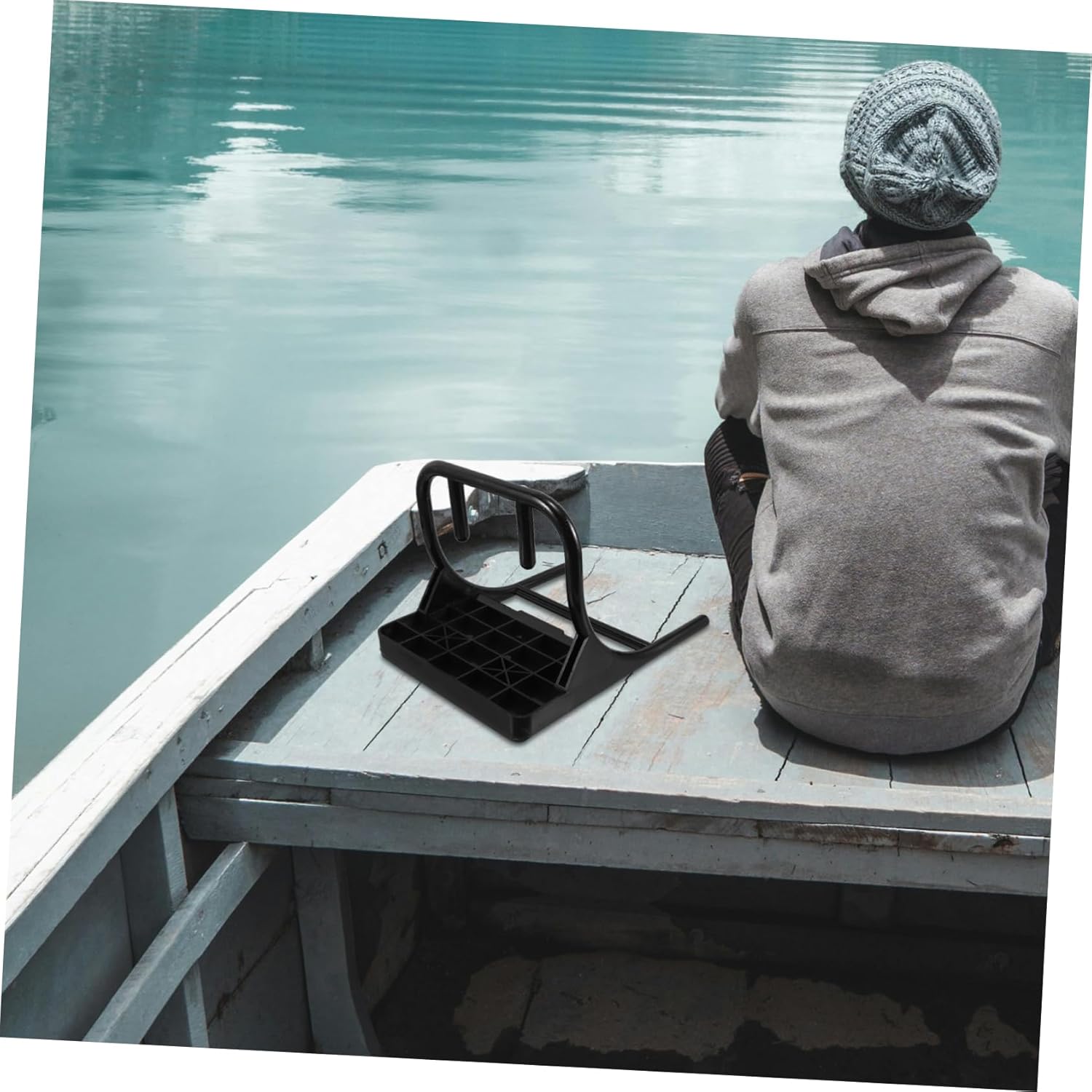 SUPVOX Boat Hanger Bracket Kayak Motor Mount Kit Durable Nylon Canoe Motor Mount for Outdoor Use