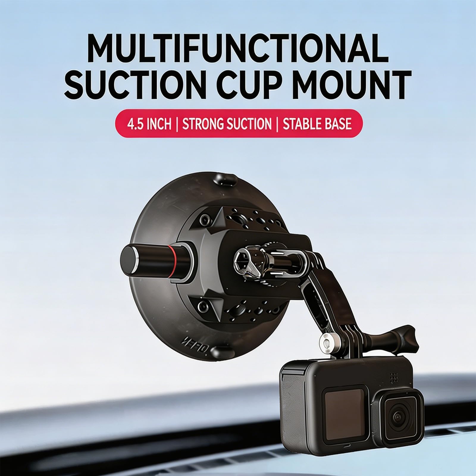 Soporte para cámaras de acción de coche para coche, B