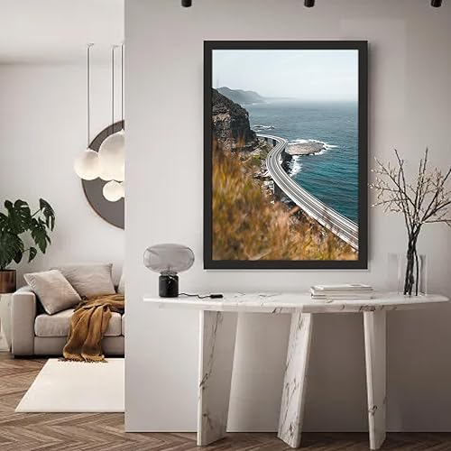 Miniatura 8 de Marcos de madera de 24 x 36 pulgadas, marco de fotos negro de 24 x 36 pulgadas, paquete de 2 marcos de póster de 24 x 36 pulgadas, marco de fotos de