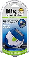 Nix Electronic Lice Comb - Chemical-Free Lice & Nit Killer with LED Indicator, Safe for Kids 2+