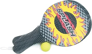 WINMAX SP-104 Neoprene Paddle Tennis Set, Black