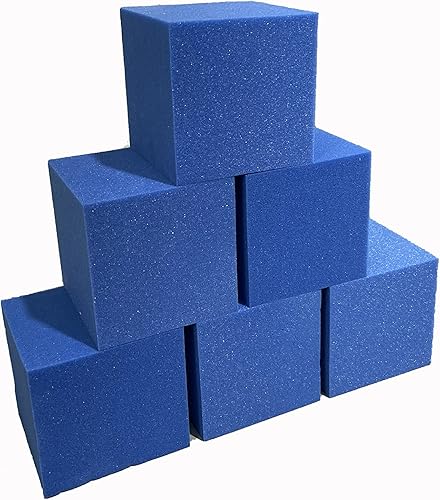 Foamma Blue Foam Pit Cubesbloques de 8 x 8 x 8 pulgadas, paquete de 20 unidades para gimnasia, freerunning y cursos de parkour, parques de patineta,