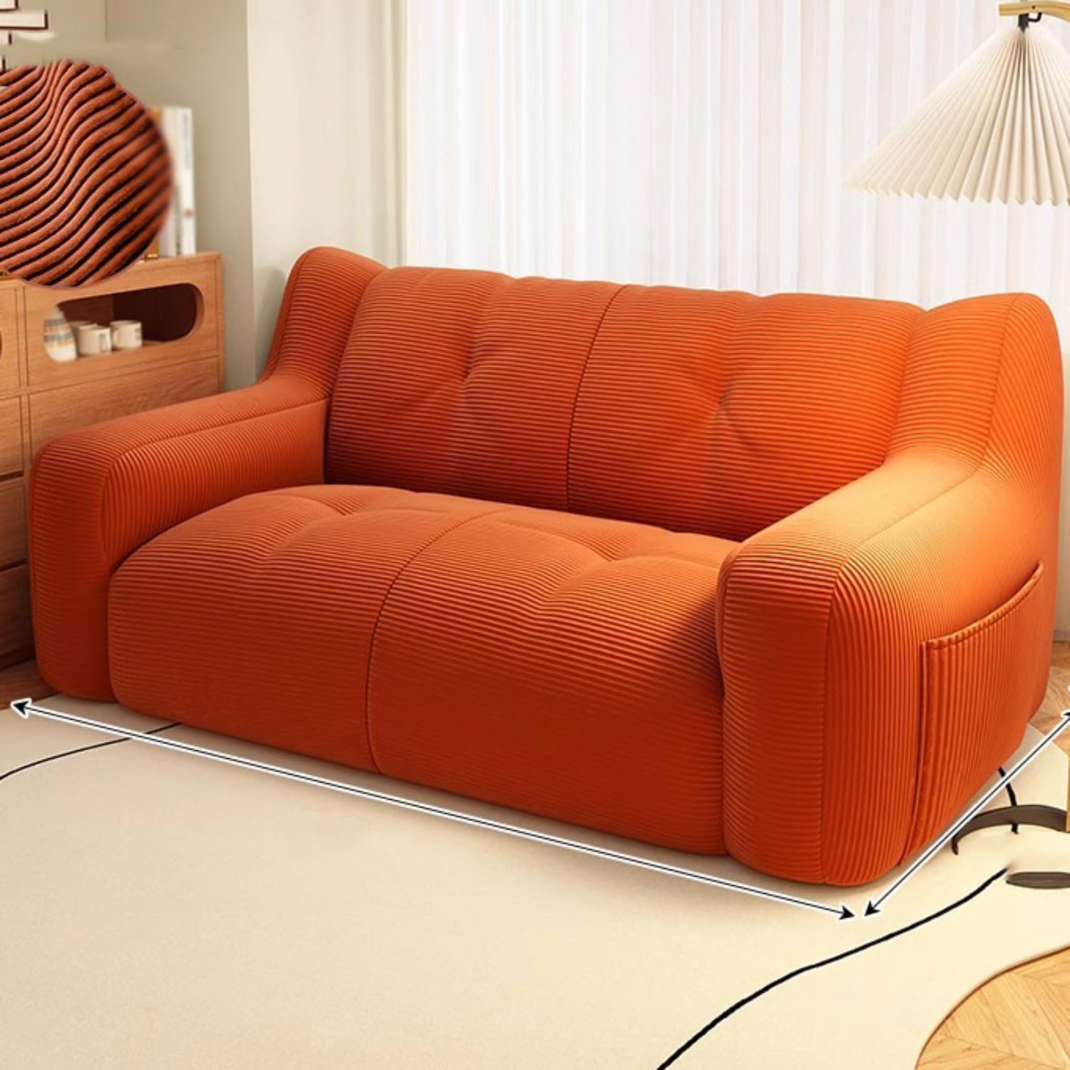 Sofa Puff Salon Nowoczesny Gigantyczny fotel XXL z wypełnieniem w zestawie do pokoju młodzieżowego lub nastolatka Bean Bag Krzesło dla graczy Design Dziecięce pufy Poduszka podłogowa Pokrowiec można