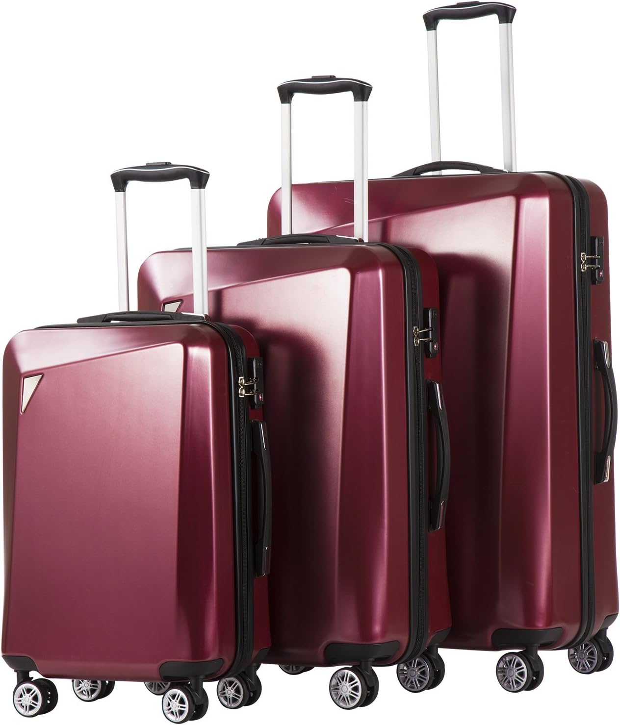 coolife luggage 4 piece set