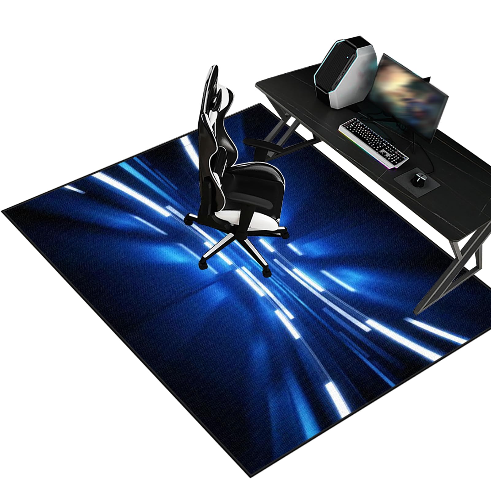 Heavy Duty Office Gaming Chair Mats for Carpeted and Hardwood Floor Desk Chair Mat Carpet Protector Chair Mat for Home and Office Hard-Floor Chair Mats Floor Mat for Office Chair 120 x 140 cm
