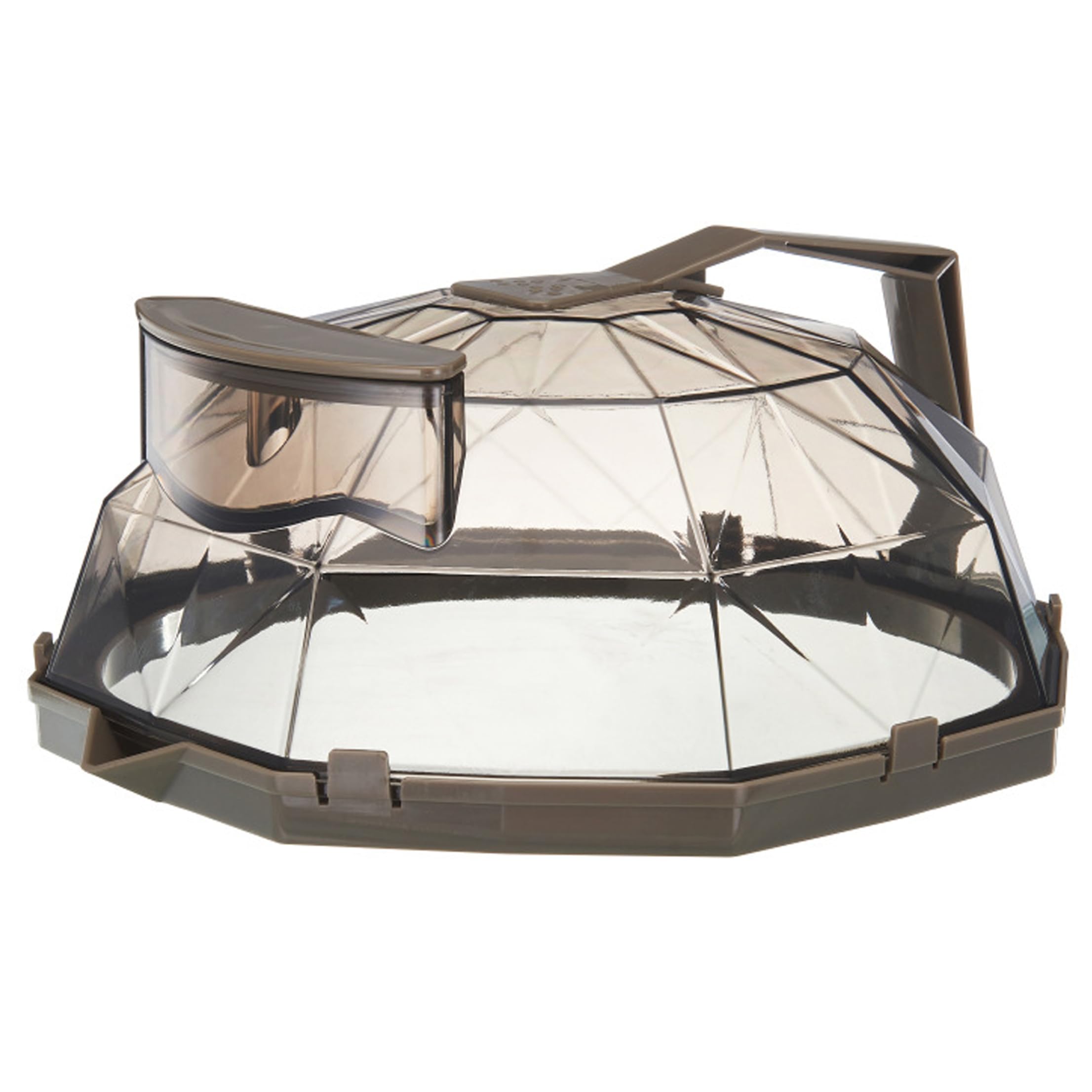 Bemonew Microwave Lid, Microwave Plate Cover With Water Reservoir, Anti-scald Handle Splatter Cover (coffee)