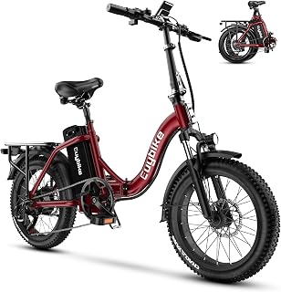 EUYBIKE Folding Electric Bike for Adults with Peak 1000W Motor