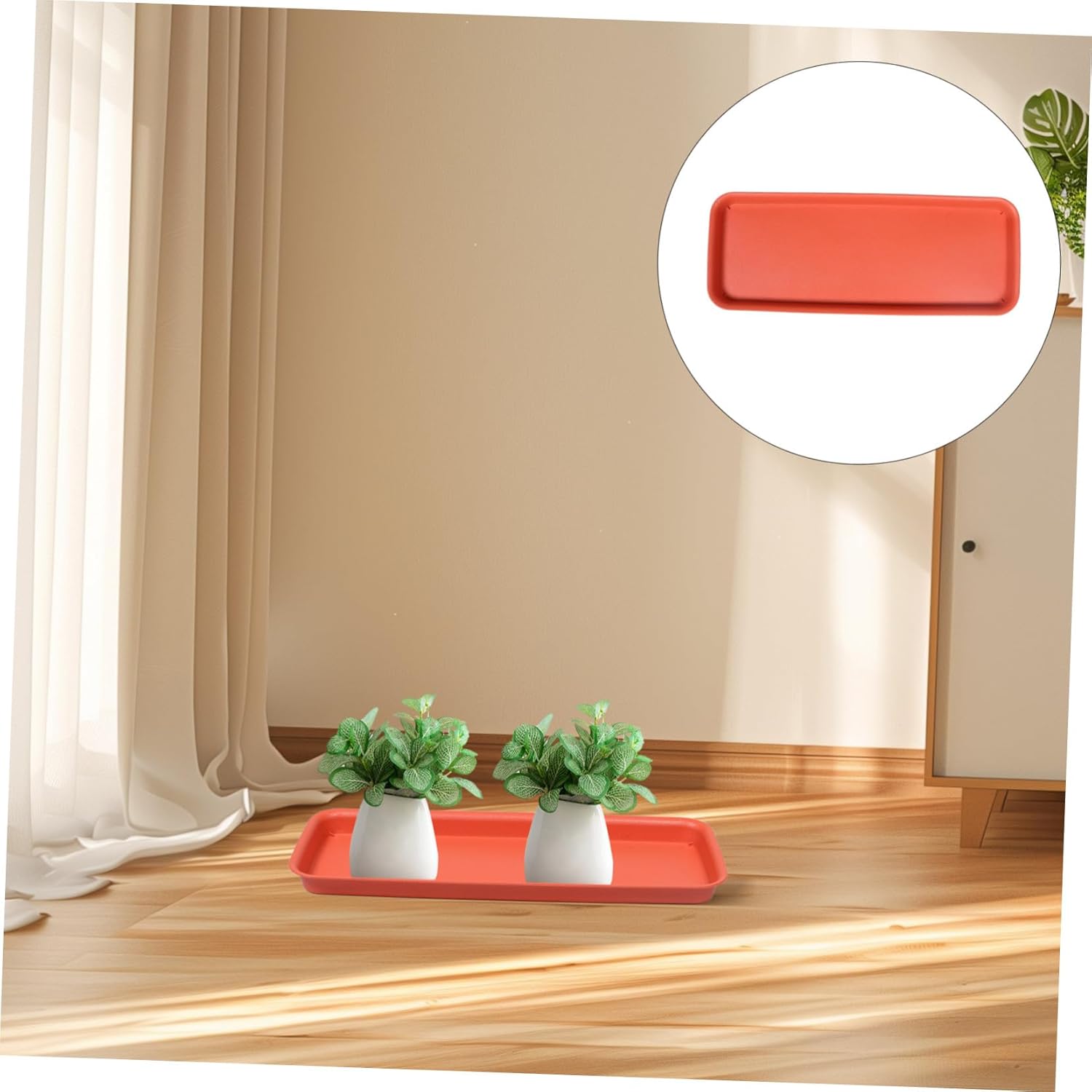 DECHOUS Flowerpot Base Planter Pots Plastic Plant Trays Drip Trays for Potted Plants Flowerpot Saucer