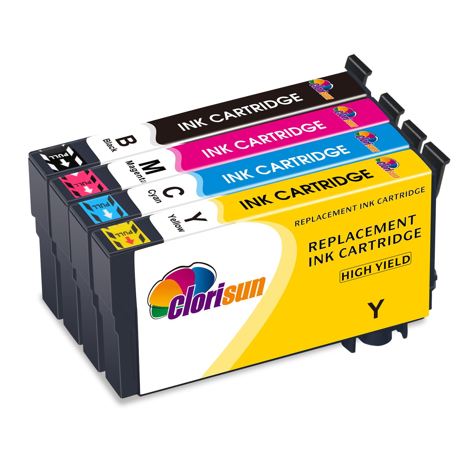 Clorisun Replacement for 405XL Ink Cartridges Compatible with Epson Workforce Pro WF-3820 WF-4820 WF-7310 WF-7830DTWF WF-4830DTWF WF-4820DWF WF-3825DWF WF-4825DWF WF-7835DTWF Printer(4 Pack)